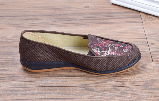 老北京布鞋，京城印象布鞋，43367C棕色